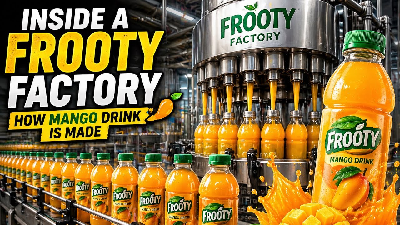 Frooty Raj Inside a Frooty Factory | How Mango Drink Is Made in Modern Factory 🍹 ...