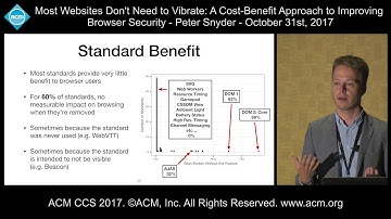 ACM CCS 2017 - Most Websites Don