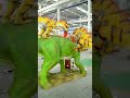 Recreating a dinosaur predation scene 80 million years ago#animatronicdinosaur  #dinosaurfactory