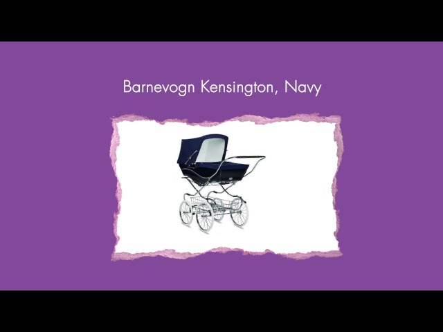 Kan Råd Premier Silver Cross Barnevogn Kensington, Navy - Babyshower.dk - YouTube