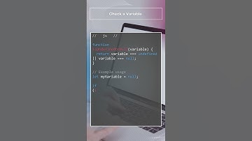 JS - How to determine if a variable is either undefined or null #JavaScript #Programming