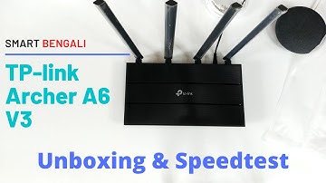 Tp link archer A6 V3 unboxing, initial review & live speedtest