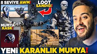 YENİ KARANLIK MUMYA ve MUMYA KASK! 8 SEVİYE AWM! OYUNUN EN İYİSİ! PUBG Mobile