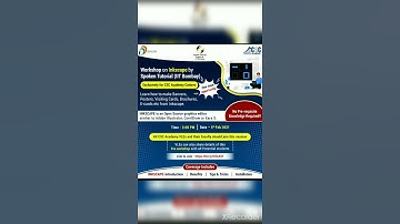 Inkscape software free workshop By CSC Academy in IIT BOMBAY