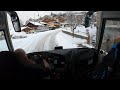 Bus drive in the Alps 4K