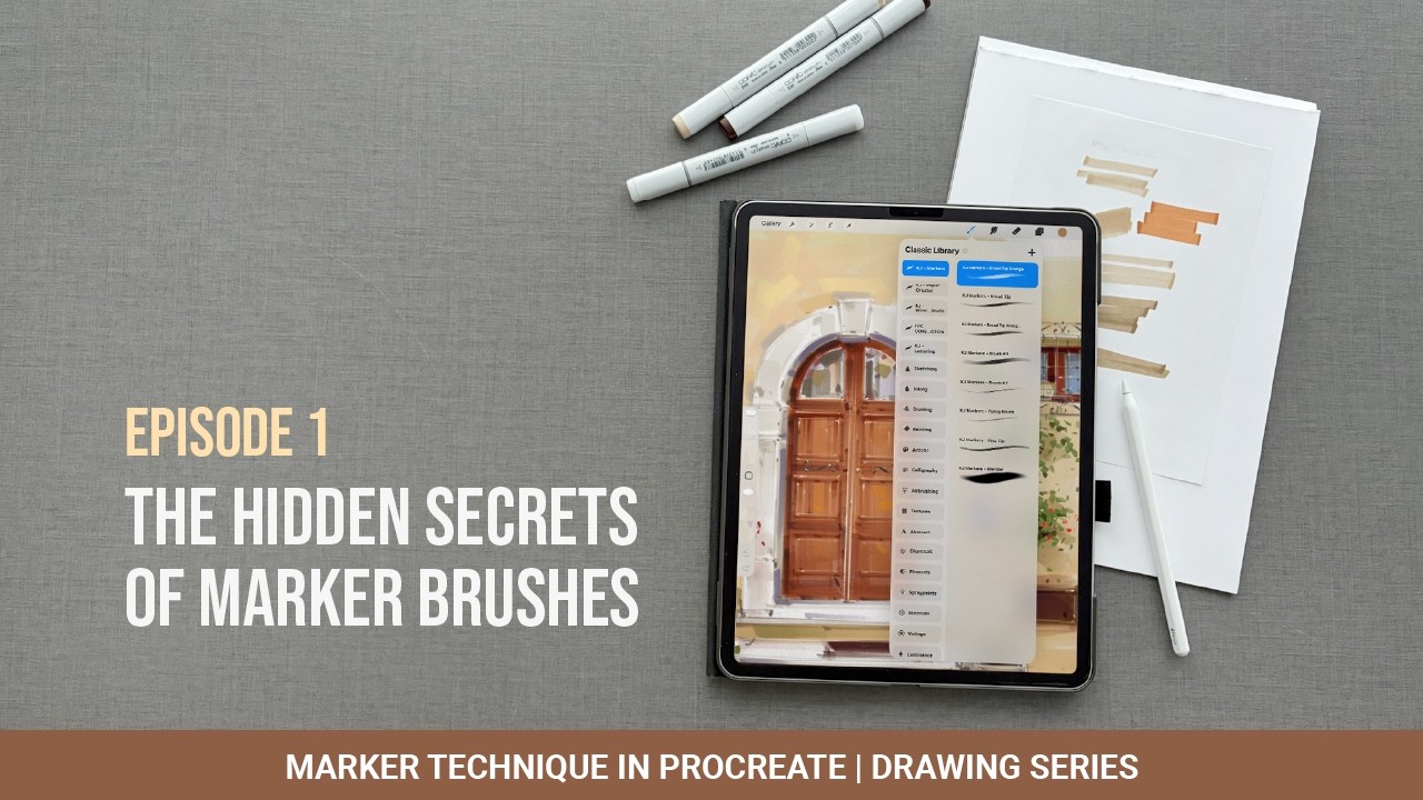 Procreate Marker Brushes Explained | Make Digital Markers Look Real