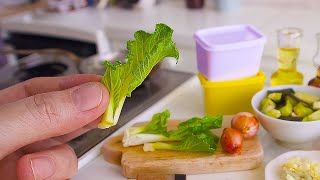 Asmr Cooking Bœuf & Légumes Sauté | Ensemble de jouets de cuisine entièrement fonctionnel | Petite