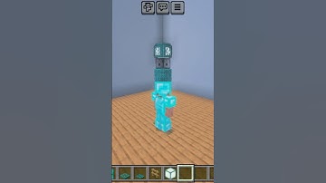 Minecraft Automatic Armor Equipper #shorts #minecraft