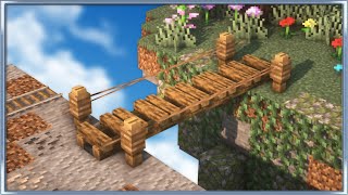 Minecraft | 10 Bridge Building Ideas | How to Build a Bridge Tutorial screenshot 5