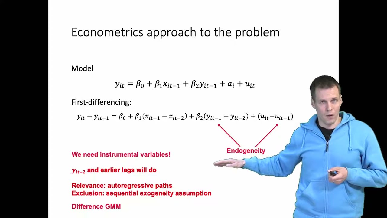 Arellano-Bond approach to dynamic panel models