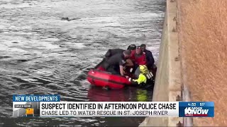 Man charged after police chase leads to water rescue in downtown South Bend