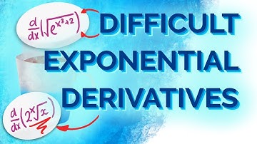 How to Differentiate Hard Exponential Functions | Differentiation