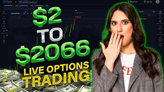 OPTIONS LIVE TRADING | BINARY OPTIONS | +$2066 IN 10 MINUTES - NEW SECRET BINARY OPTION STRATEGY