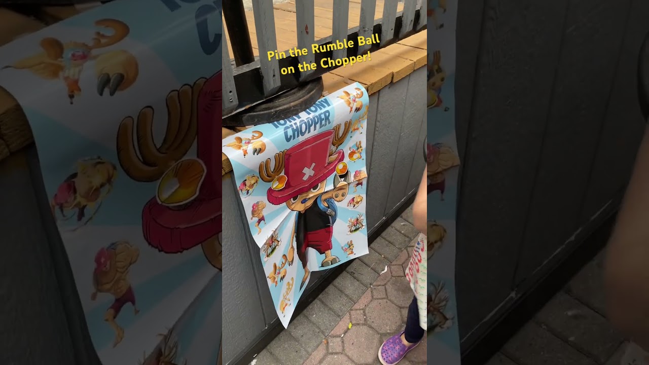 Pin the Rumble Ball on the Chopper 
