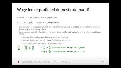 Growth Regimes: Wage-led or profit-led? Export-led or debt-led?