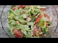 Como Preparar Ensalada de AGUACATE- Ensalada de Lechuga y Tomate FACIL Receta