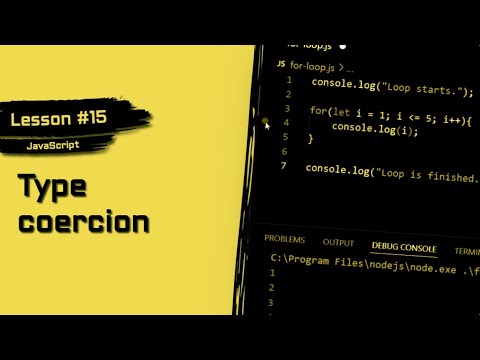 JavaScript For Beginners #15 | Type Coercion