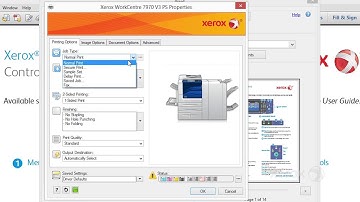 Xerox Printing Using Secure print