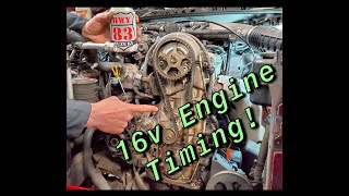 Engine Timing 16 Valve 1.6L GEO TRACKER SUZUKI SIDEKICK @Hwy83SUZUKI