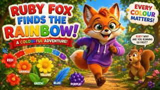 Learn Rainbow Colors with Ruby Fox