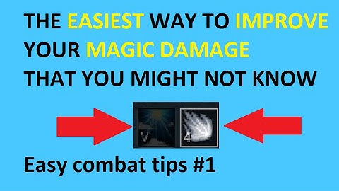 The easiest way to improve your magic dps - Easy Combat Tips #1