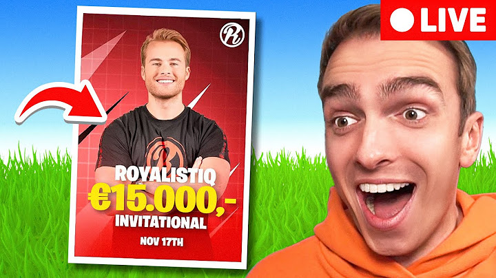🔴LIVE - Royalistiq 1 Million Invitational Fortnite Toernooi!