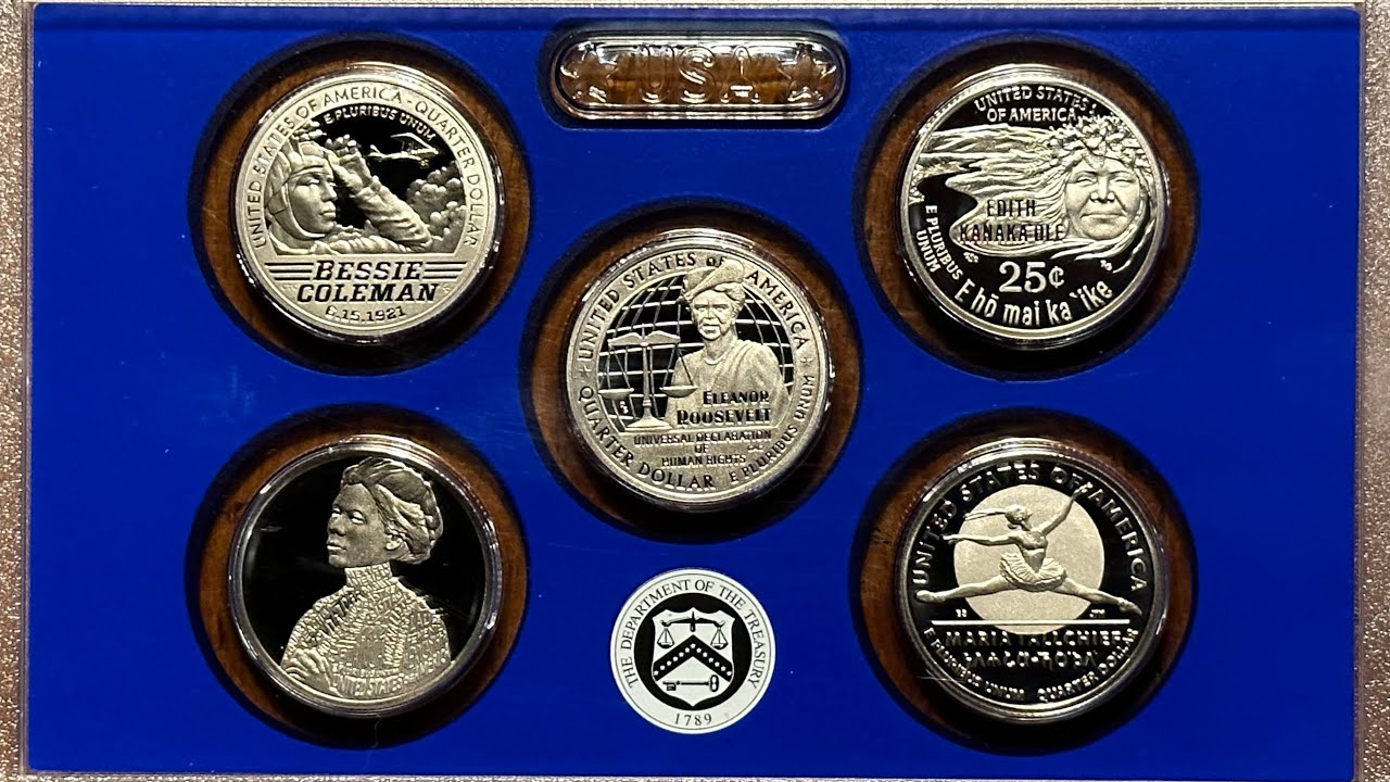 2023 S American Women Quarters Proof Set from the US Mint