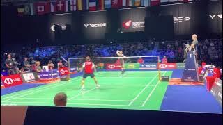 Shi yuqi 🇨🇳 vs Lee zi jia 🇲🇾 Denmark open final 2022-Nice angle