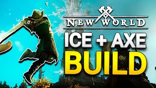 Great Axe + Ice Gauntlet PvE Build - New World Leveling Build Guide