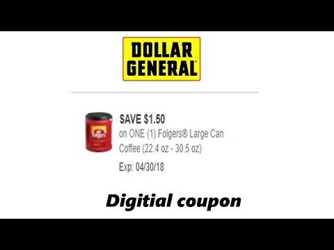 Dollar General – Digital Coupon on Coffee