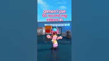 ROBLOX GAMES FOR THE BEST EDITS 📸