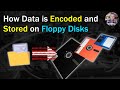How data is encoded and stored on floppy disks