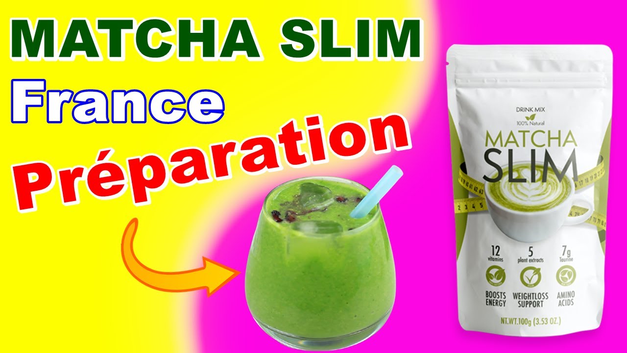MATCHA SLIM France Matcha Slim Préparation Matcha Slim Drink Mix en