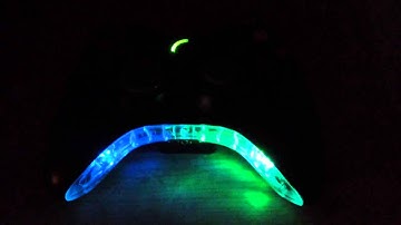 Custom xbox 360 controller with colour changing LED bow tie