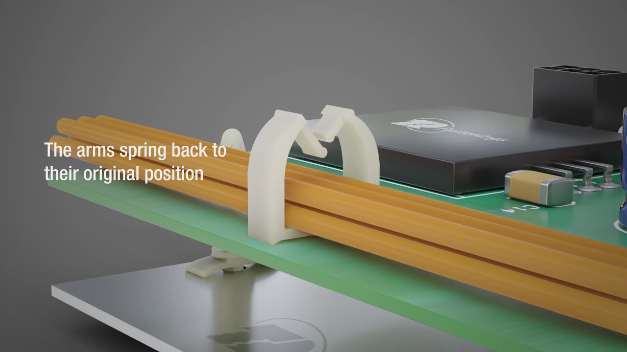 TR Cable Management - Micro Arrowhead Wire Saddles