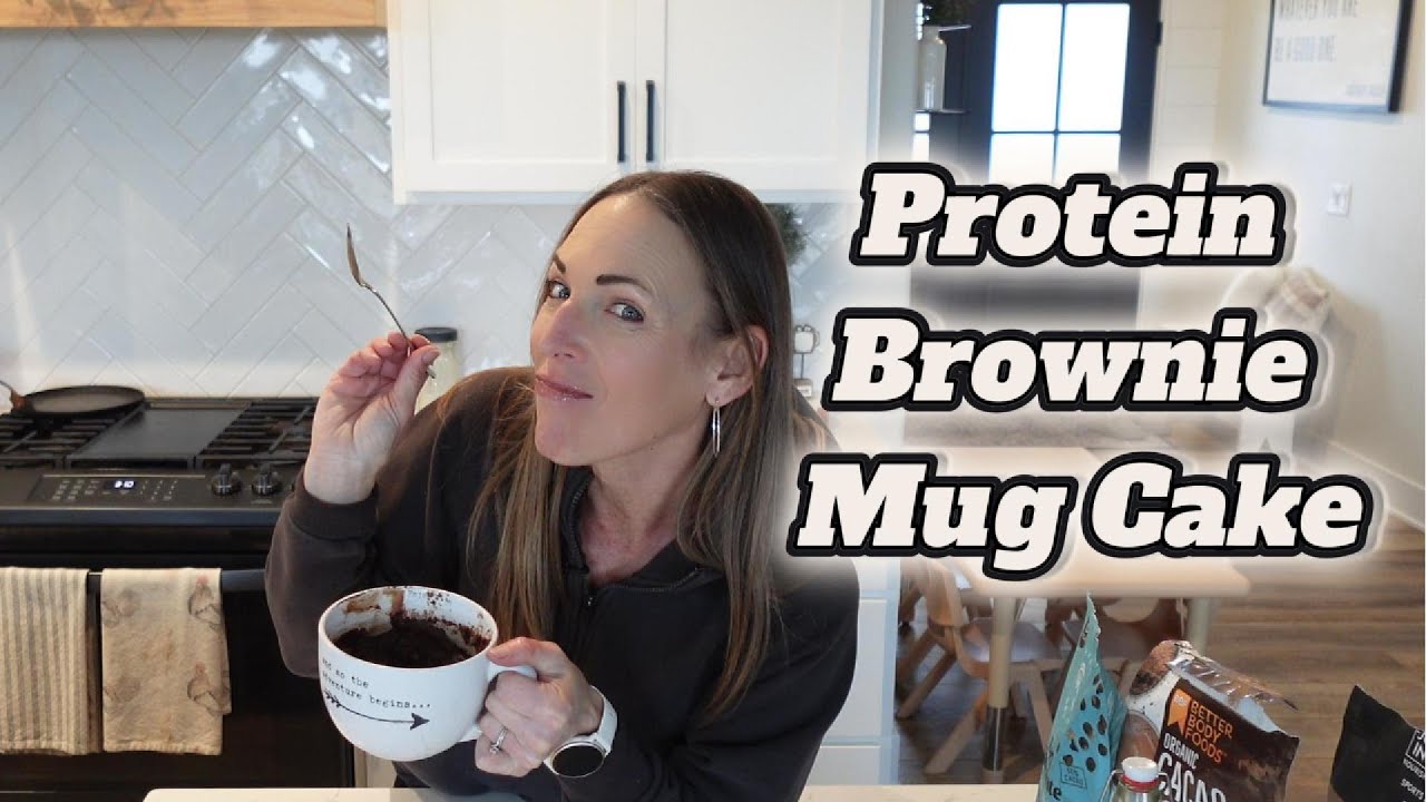 Cottage Cheese Brownie Mug Cake  | 32 Grams of Protein  | Single Serving size