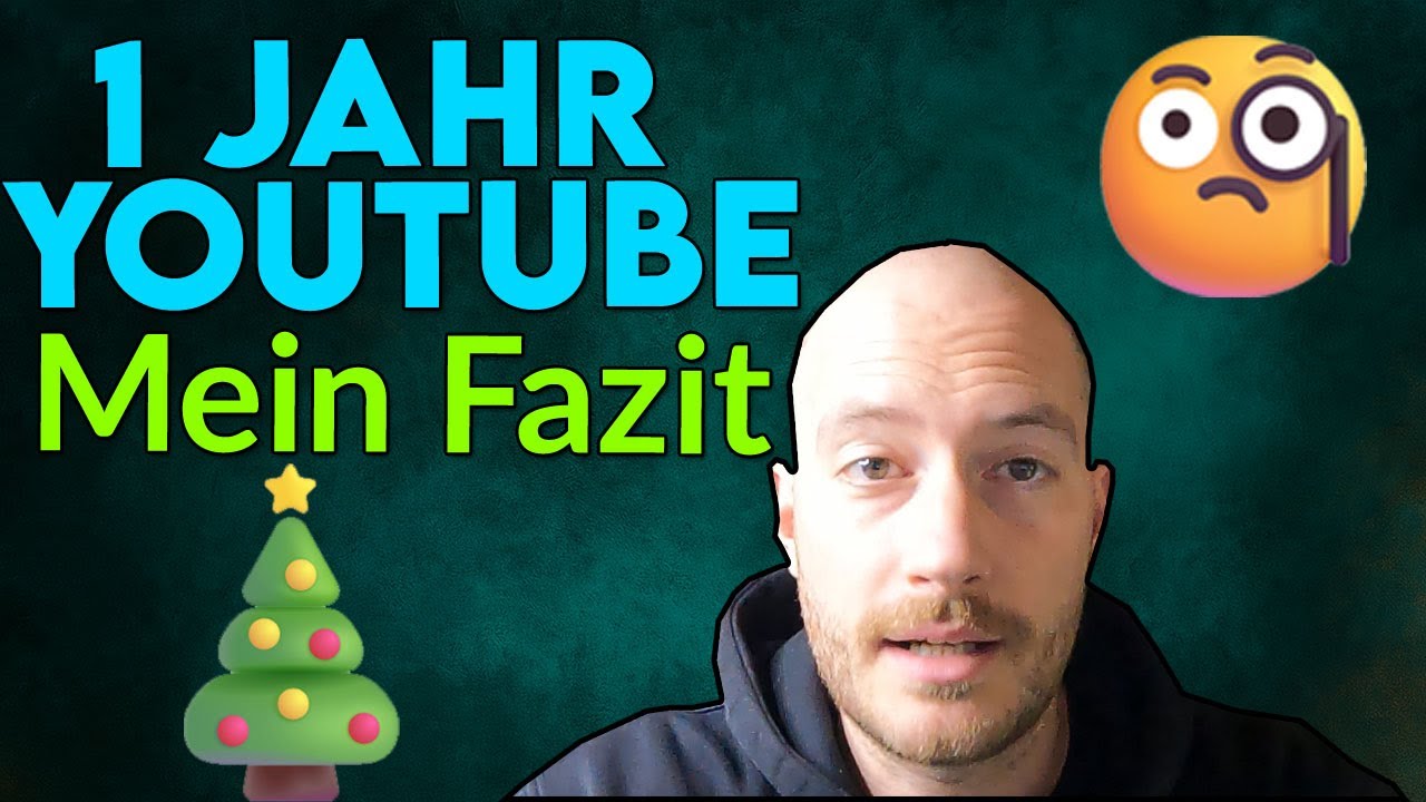 1 Jahr Youtube ▶️ Mein Fazit 