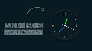 CSS Neumorphism Analog Clock UI Design  _  Javascript Clock  _ Coding With ROYAL TUTORIALS