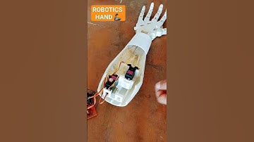 #robotics #hand 🦾✌️control by #servo #motor  😍 #engineeringprojects #shorts #reels #viral