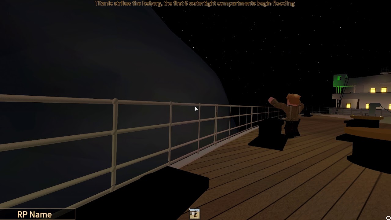 Titanic Iceberg Collision In Roblox Youtube - roblox titanic iceberg collision