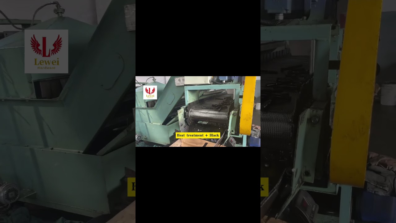 One of the anti-rust treatments: Heat treatment + Black 