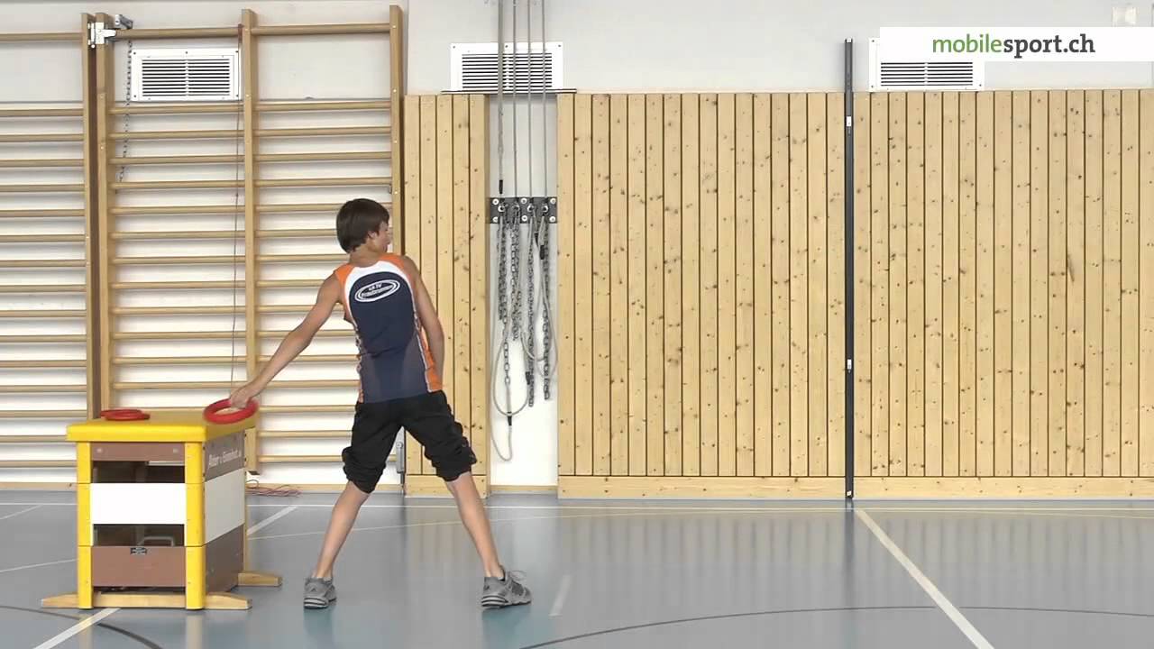 Leichtathletik - Tests: 3.3 Drehwerfen - Niveau 3 (U10/U12)