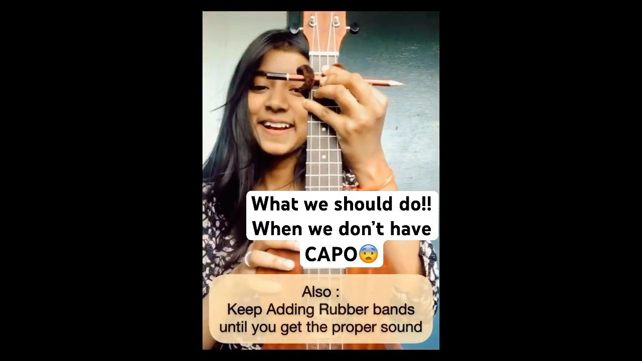 Capo DIY (When you don't have a capo) | Ritika Biswas