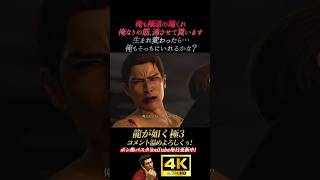 峯の結末。生まれ変わったら俺もそっちにいれるかな?【龍が如く極3】4K画質 桐生一馬 峯義孝 神田強 浜崎豪 龍が如く3外伝
