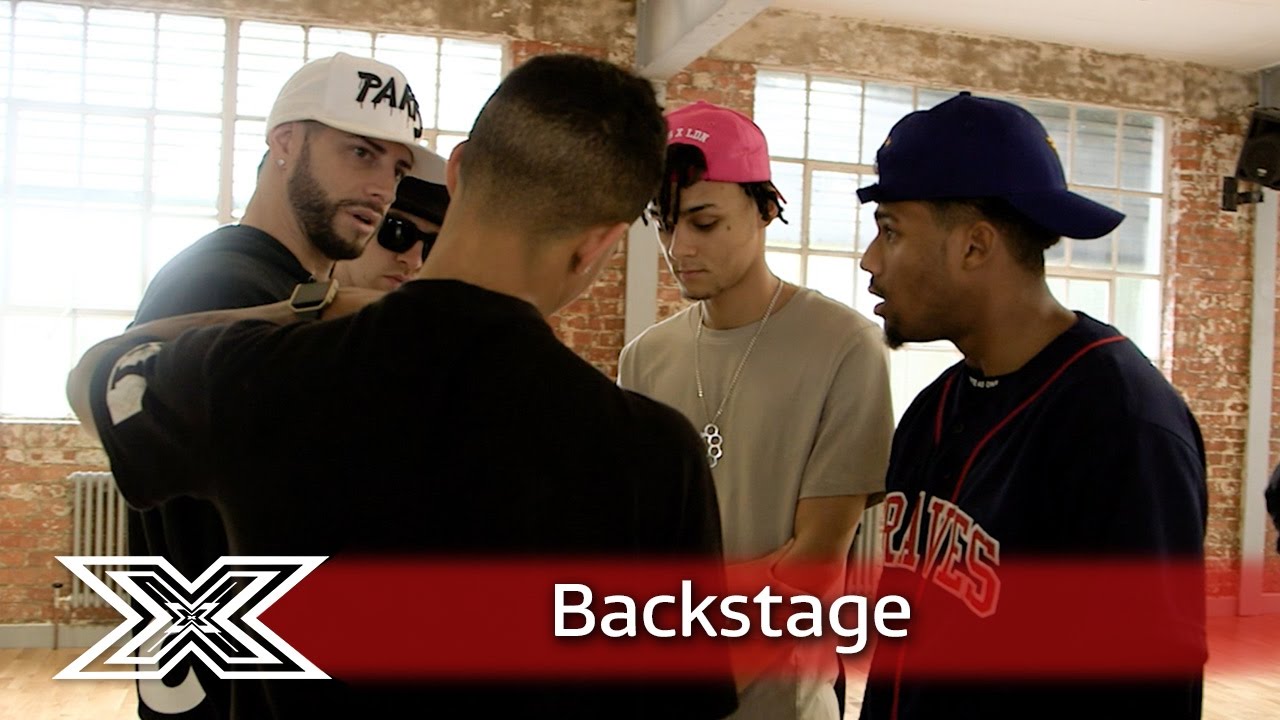 The X Factor Backstage with TalkTalk | 5 After Midnight rehearse with ...