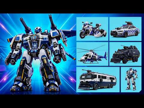 The Ultimate Mecha Showdown Police Justice Prime VS Crimson Overlord   Cinematic Sci Fi Battle