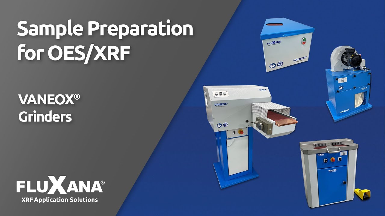 VANEOX® Grinders for Spark Emission Spectrometry (OES) or X-ray Fluorescence Analysis (XRF)