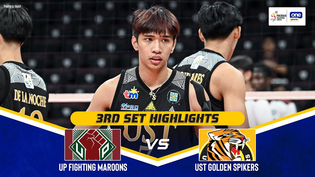 UP vs. UST | SET 3 GAME HIGHLIGHTS | UAAP SEASON 87 MEN'S VOLLEYBALL ...