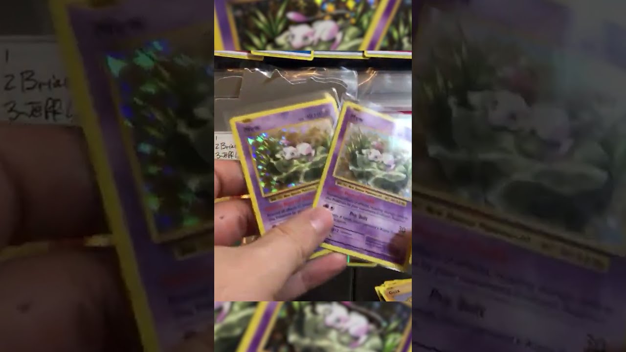Double XY Evolutions Holo Mew 🔥🔥 Back to Back