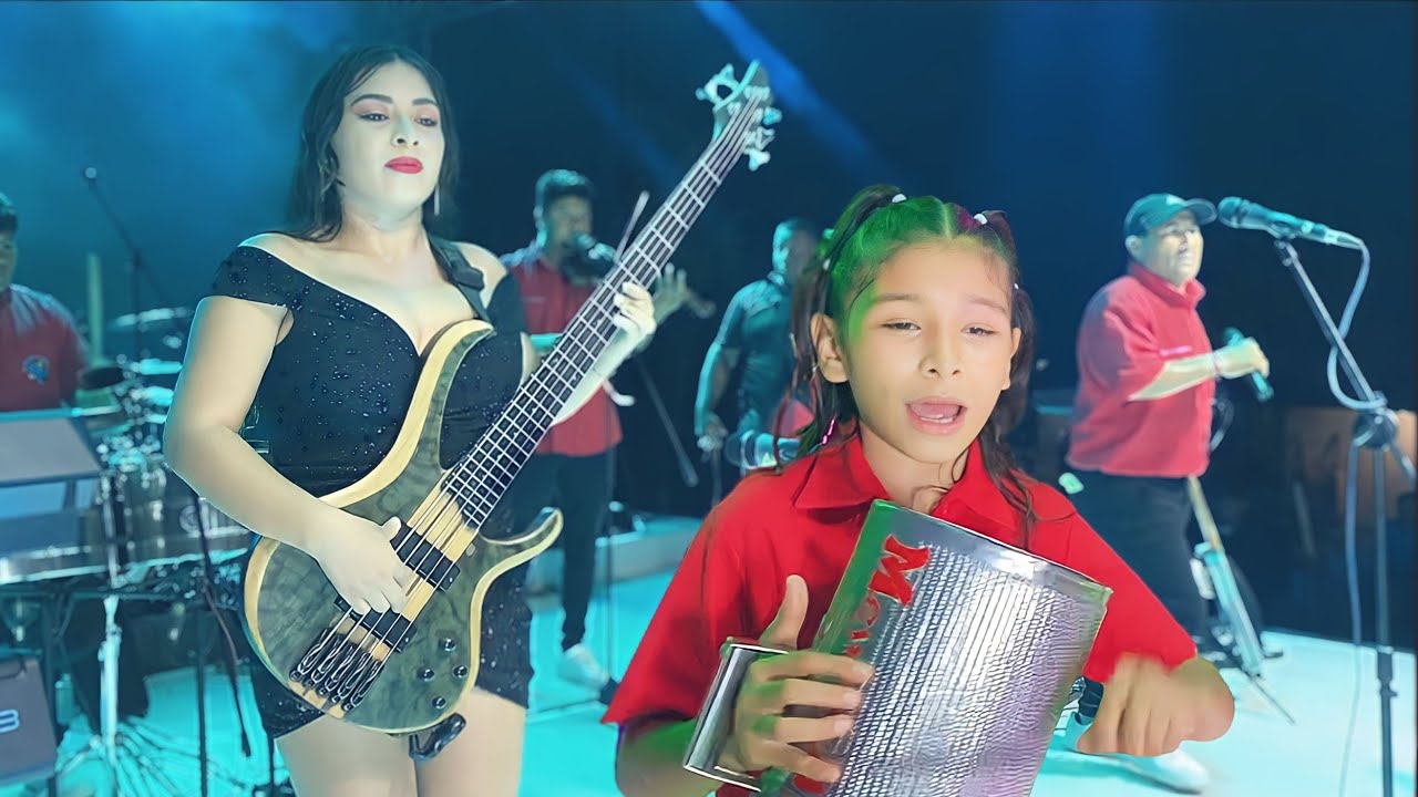 Lluvia De Cumbias Campiranas Con La Estrellita Del Guiro Y la Gente lo difruta Emilio y Su Chanchona